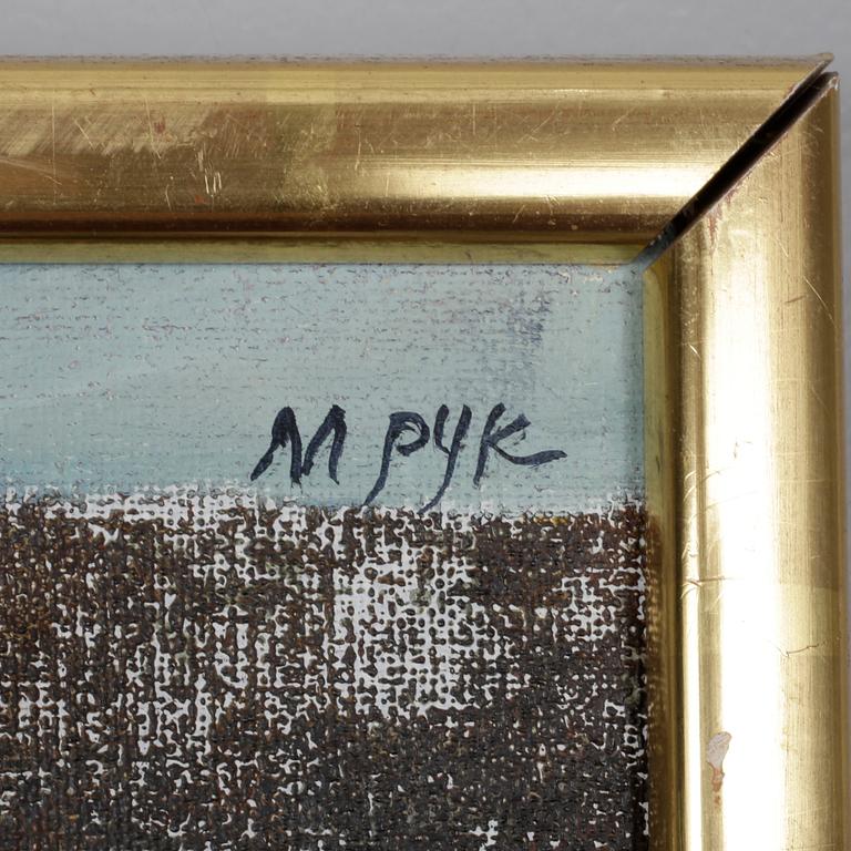 MADELEINE PYK, olja på duk, signerad.