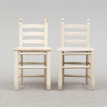 STOLAR, 12 stycken, 1800-talets slut.