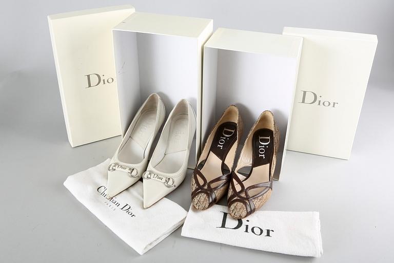 Dior, 2 par, skor/pumps.