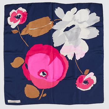 CHRISTIAN DIOR, a brown monogrammed silk scarf. - Bukowskis