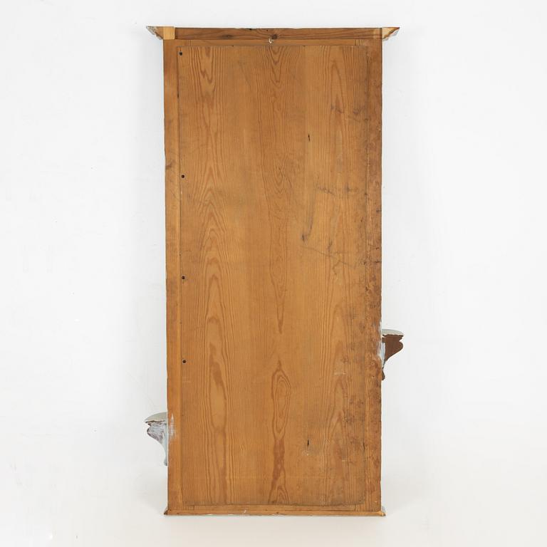 Mirror with console table, early 20th century.