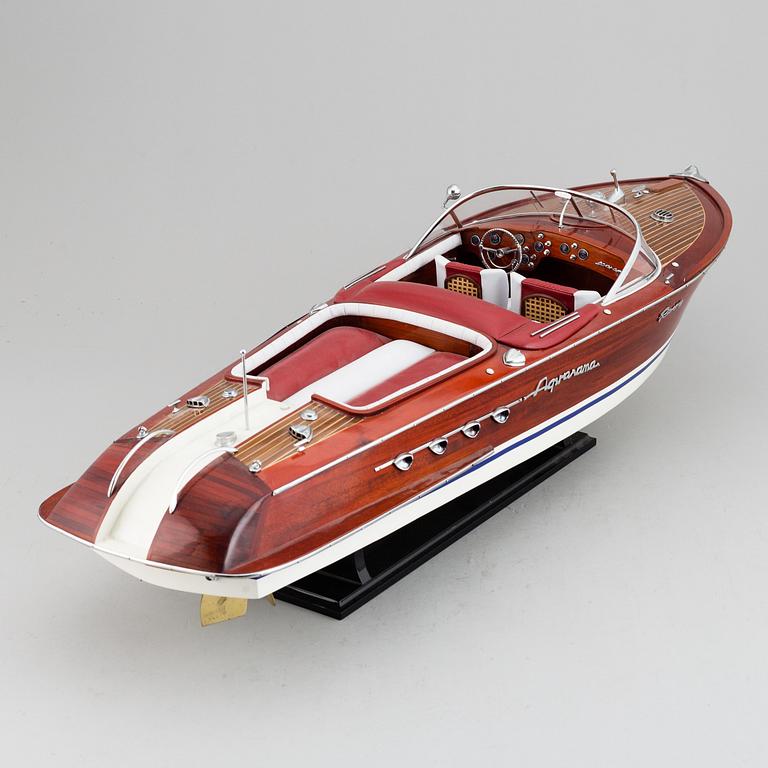A boat modell of a Riva, 20th Centruy.