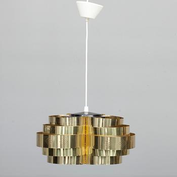 TAKLAMPA, mässing, 1900-talets slut. Höjd ca 60 cm.