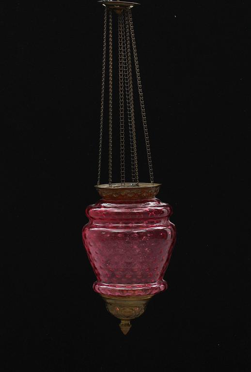 MÅNSKENSLAMPA, sekelskiftet 1800/1900. H 67.