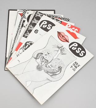 LARS HILLERSBERG, tidningar, 8 st, "Puss".