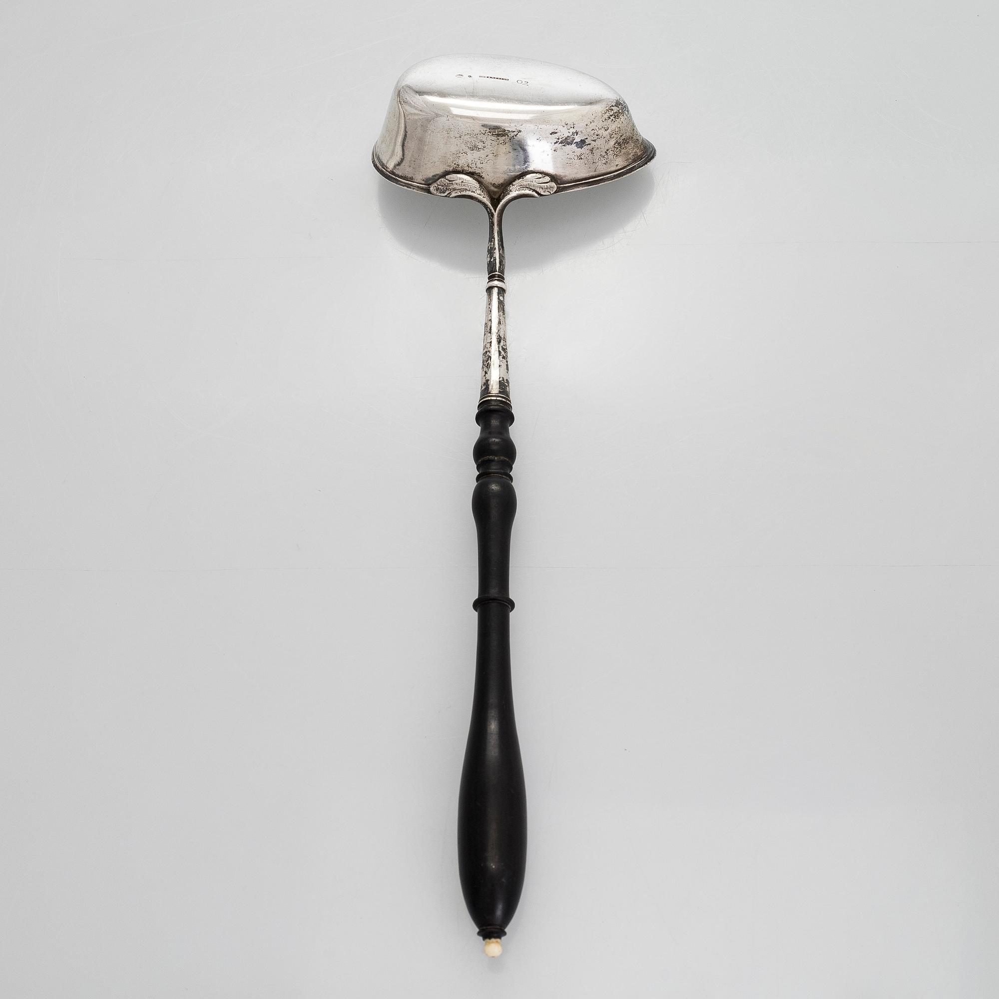 Gustaf Granfeldt, Soppslev, silver, Borgå 1796.