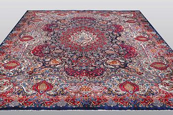 A carpet, Kashmar, ca 382 x 295 cm.