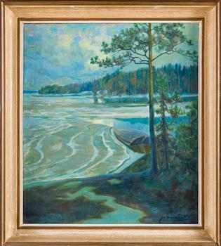 Jon Oscar Esti, Iltahämärä rannalla.