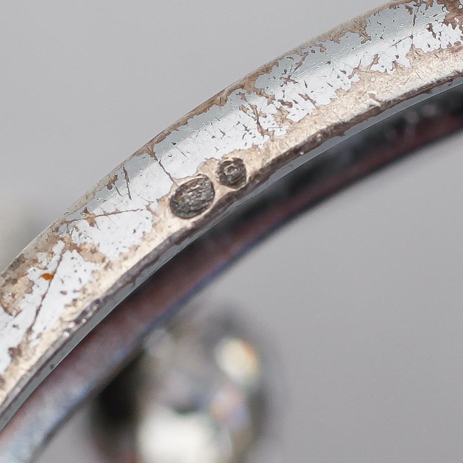 BRUDKRONA, sterlingsilver, pastestenar.