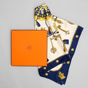 HERMÈS, scarf, "Les Clefs".