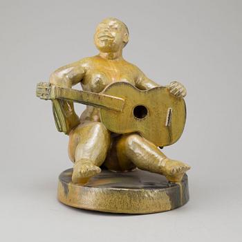 ALLAN EBELING, a sculpture, earthenware, signed A Ebeling and dated 1935.