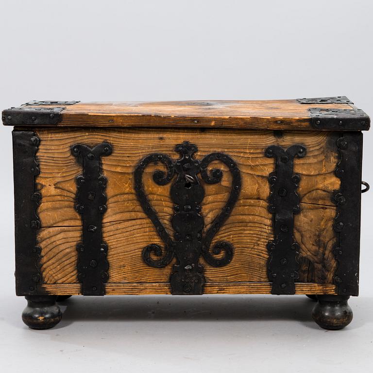 A Baroque chest, dated 1788.