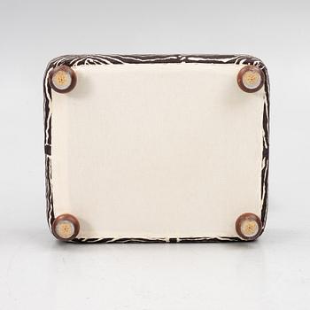 Josef Frank, a model 336 ottoman, Svenskt Tenn.