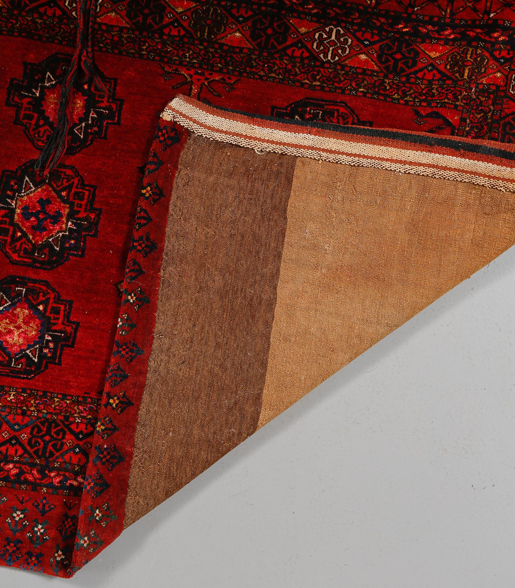 SÄCK, Tekke, Turkmenistan, troligen semiantik, ca 178 x 108 cm. Bag, Tekke, Tukrmenistan,  MORE THAN 50 YEARS OLD.