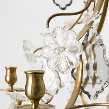 Ljuskrona, rokokostil, tidigt 1900-tal.