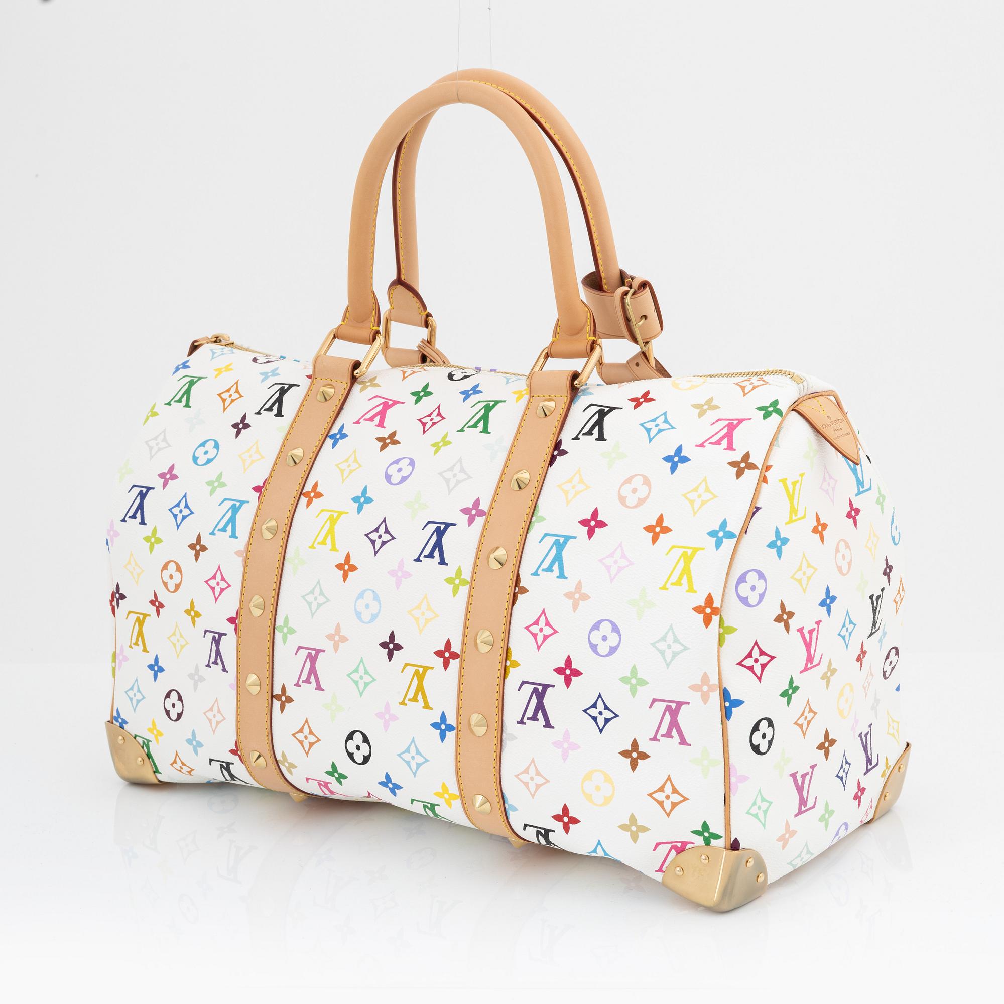 Louis Vuitton, A multi color 'Keepall cloth travel bag', 2003.
