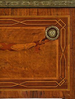 A Gustavian marquetry commode by G. Iwersson (master in Stockholm 1778-1813).