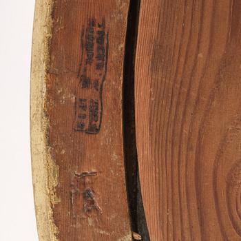 A pair of Gustavian giltwood two-branch girandole mirrors by J. Åkerblad (master in Stockholm 1758-99).