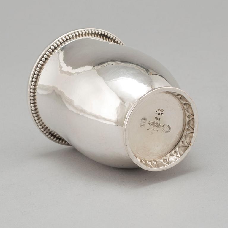 GEORG JENSEN, mugg, silver, Köpenhamn, Danmark, 1918.