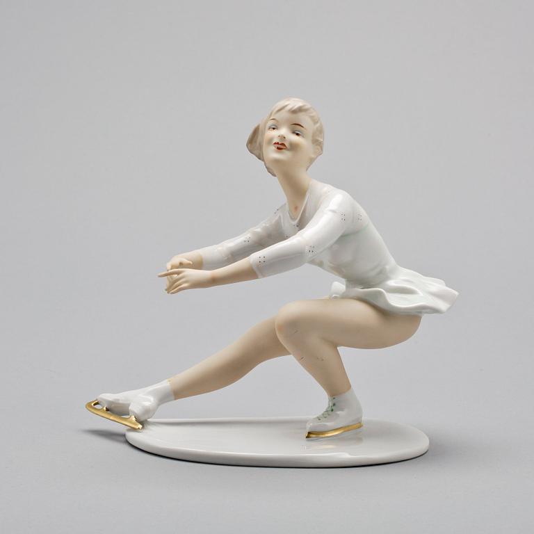 FIGURIN, porslin, Wallendorf, 1900-talets andra hälft.