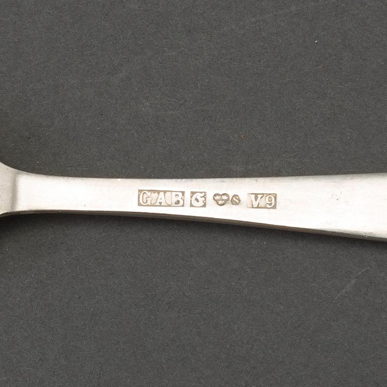 JACOB ÄNGMAN, bestickservis, silver, 40 delar, Rosenholm, 1900-talets andra hälft.