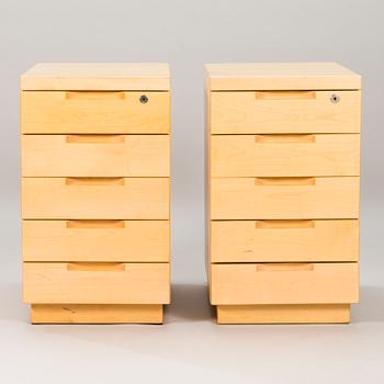 ALVAR AALTO, Two chest of drawers from Artek, Finland.