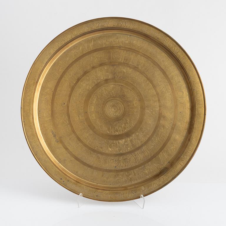 A folding table, Egypt, early 20th Century.