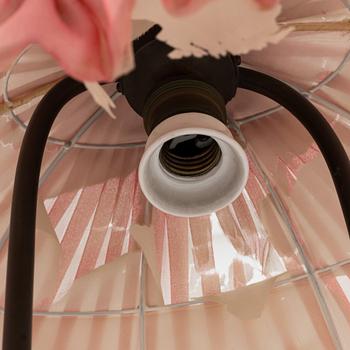 Hjördis Nordin-Tengbom, bordslampa, brons, omkring år 1900, signerad Hjördis NT.