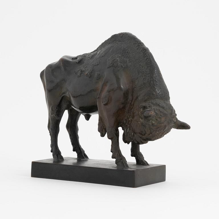 Axel Tson Möller, sculpture. Signed. Foundry mark. Bronze. Height 18 cm. Length 21 cm.