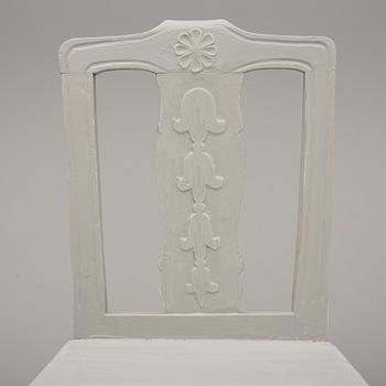 STOLAR 4 st. S k Ljusdalsstolar, 1800-tal.