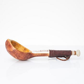 Harald Lampa, wooden cup, signed.