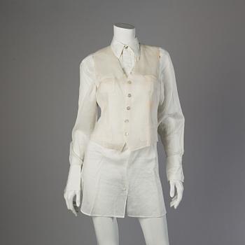 Blouses and a jacket with west by Ralph Lauren.