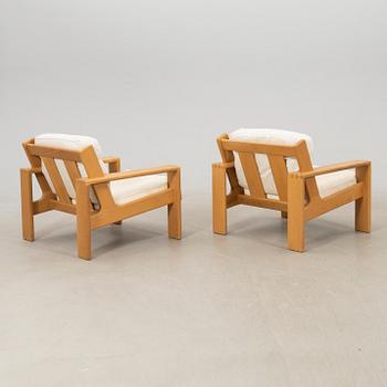 Esko Pajamies, a pair of "Bonanza" armchairs for Asko Furniture Finland, 1960s/70s.