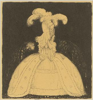 John Bauer, "Två friare".