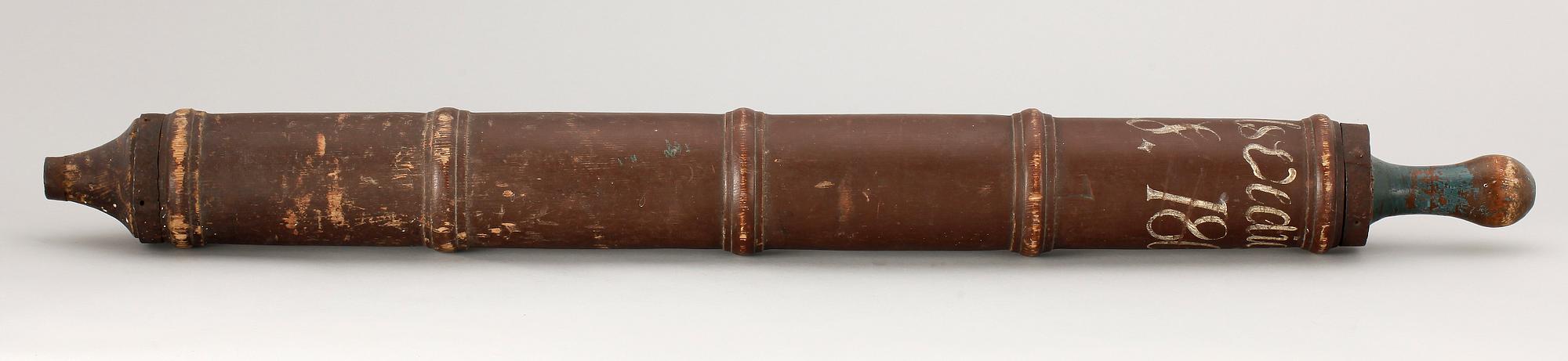 BRANDSPRUTA, allmoge, Hälsingland. Märkt Kålsvedja (Ljusdal), POS 1806.