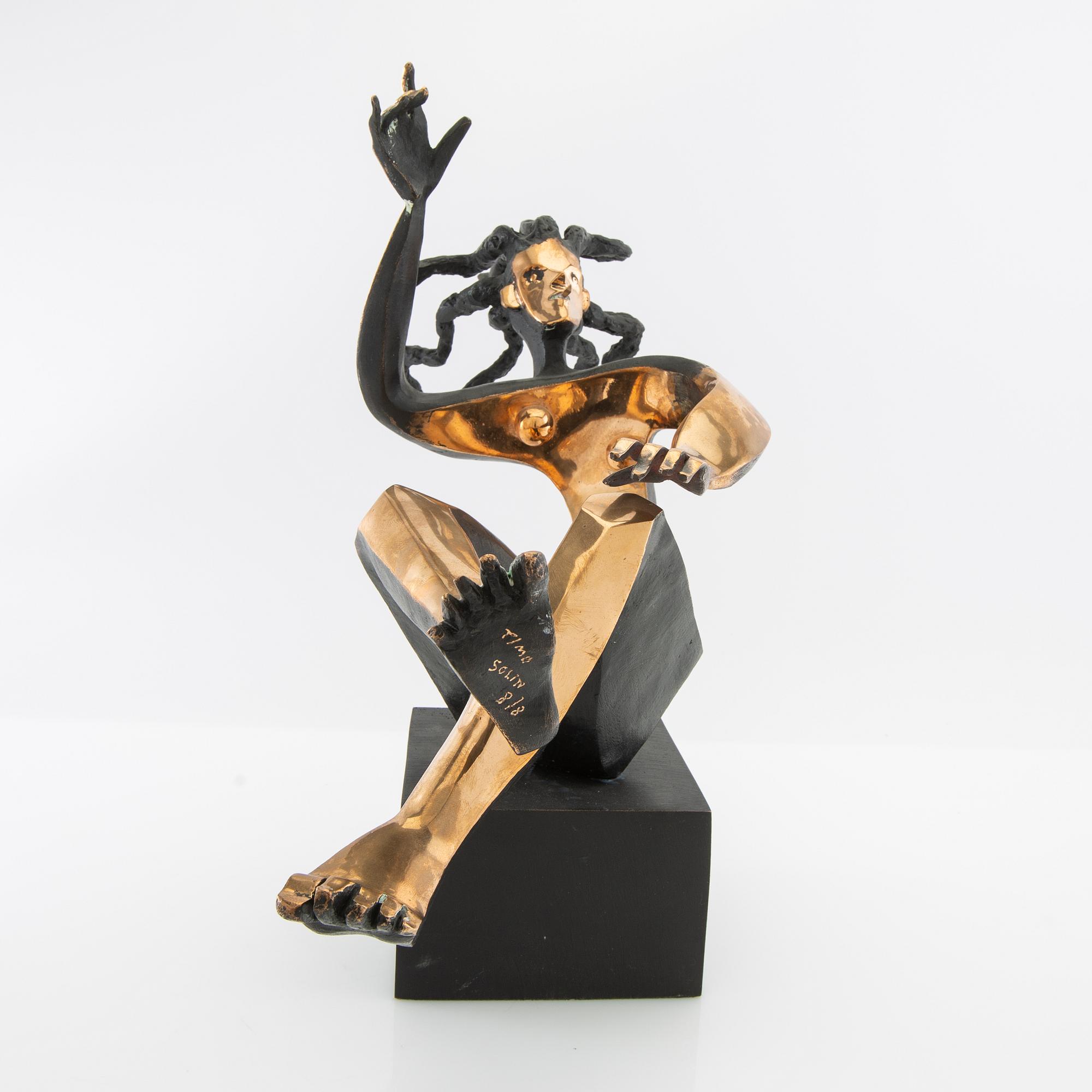 Timo Solin, sculpture bronze, signed 8/8.