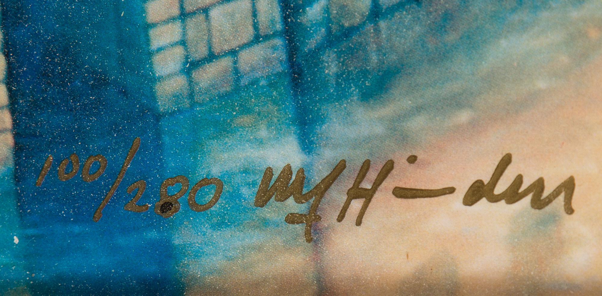 ULF HINDERS, litograph in color, signed and numbered 100/280.