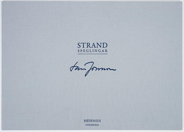 Lars Jonsson, portfolio "Strandspeglingar" with 5 lithographs in colour, signed EA XIV/XL.