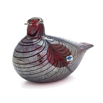 Oiva Toikka, Glasfågel, signerad Oiva Toikka Nuutajärvi Notsjö.