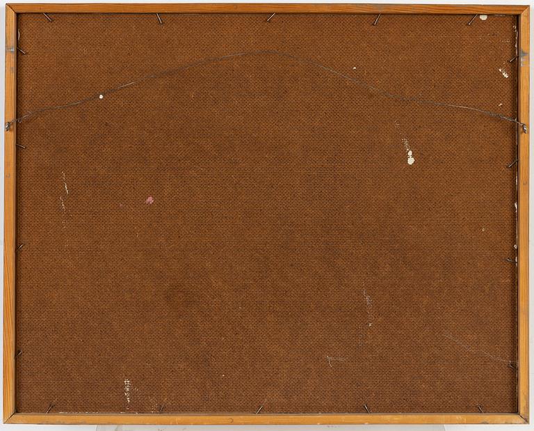 Martin Säflund, oil on panel, signed.