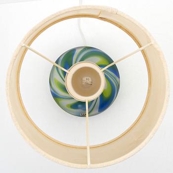 Göran Wärff, bordslampa, glas, Kosta, signerad.