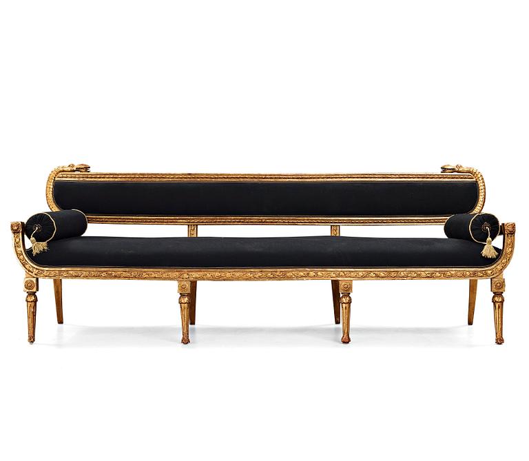 A Swedish sofa attributed to Johannes Andersson, (1763-1840), 1810/20's.