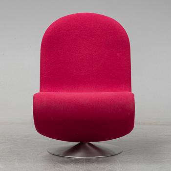 VERNER PANTON, stol/fåtölj, "System 1-2-3", Danmark.