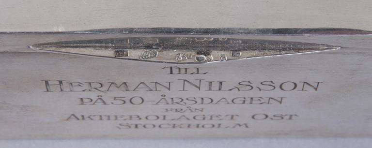 CIGARRSKRIN, silver, 1923.