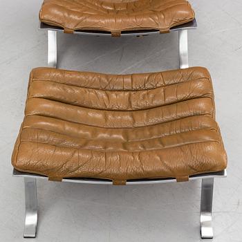 A 'Ari' easy chair and ottoman by Arne Norell.