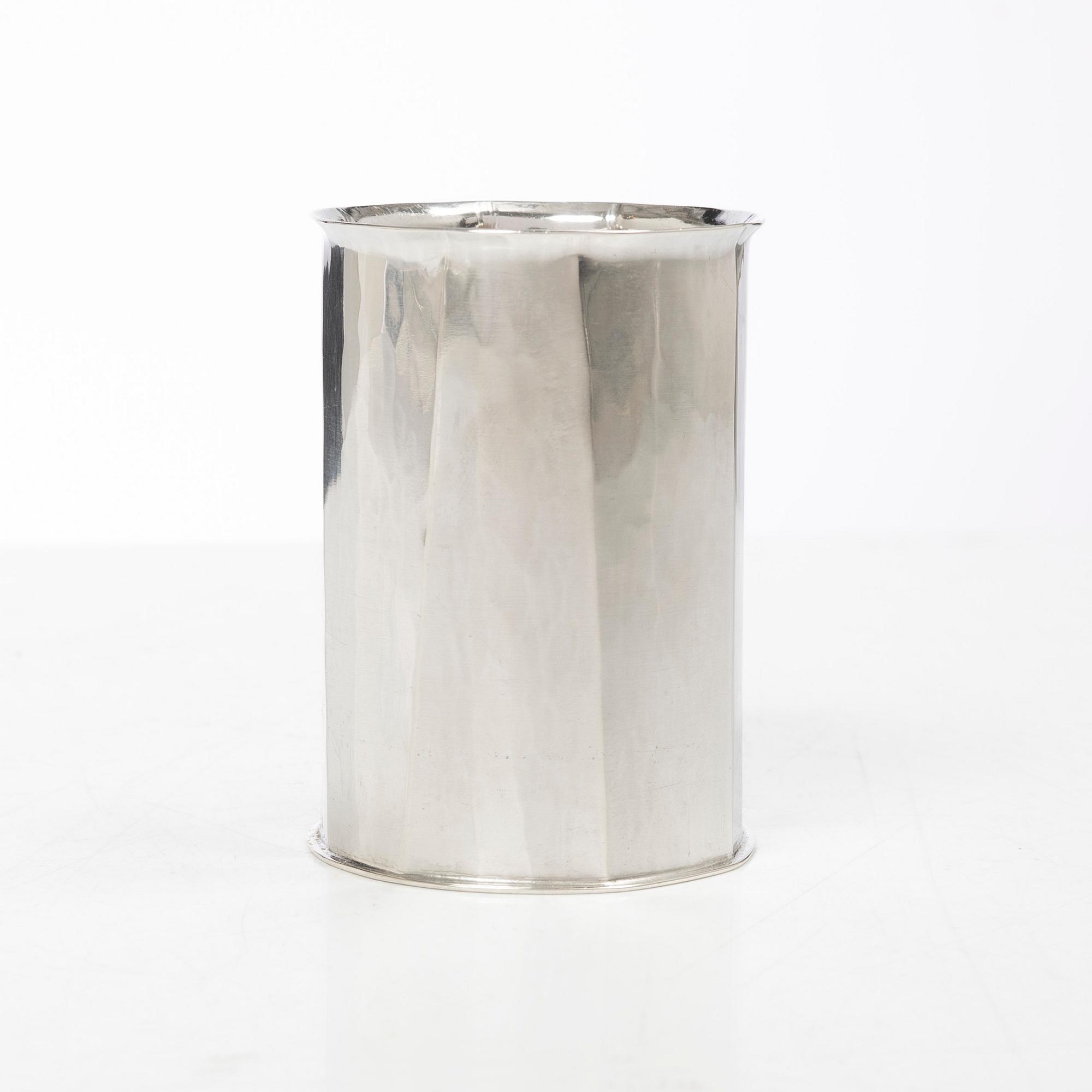 Bengt Liljedahl, a sterling silver vase, Sweden, 2006.