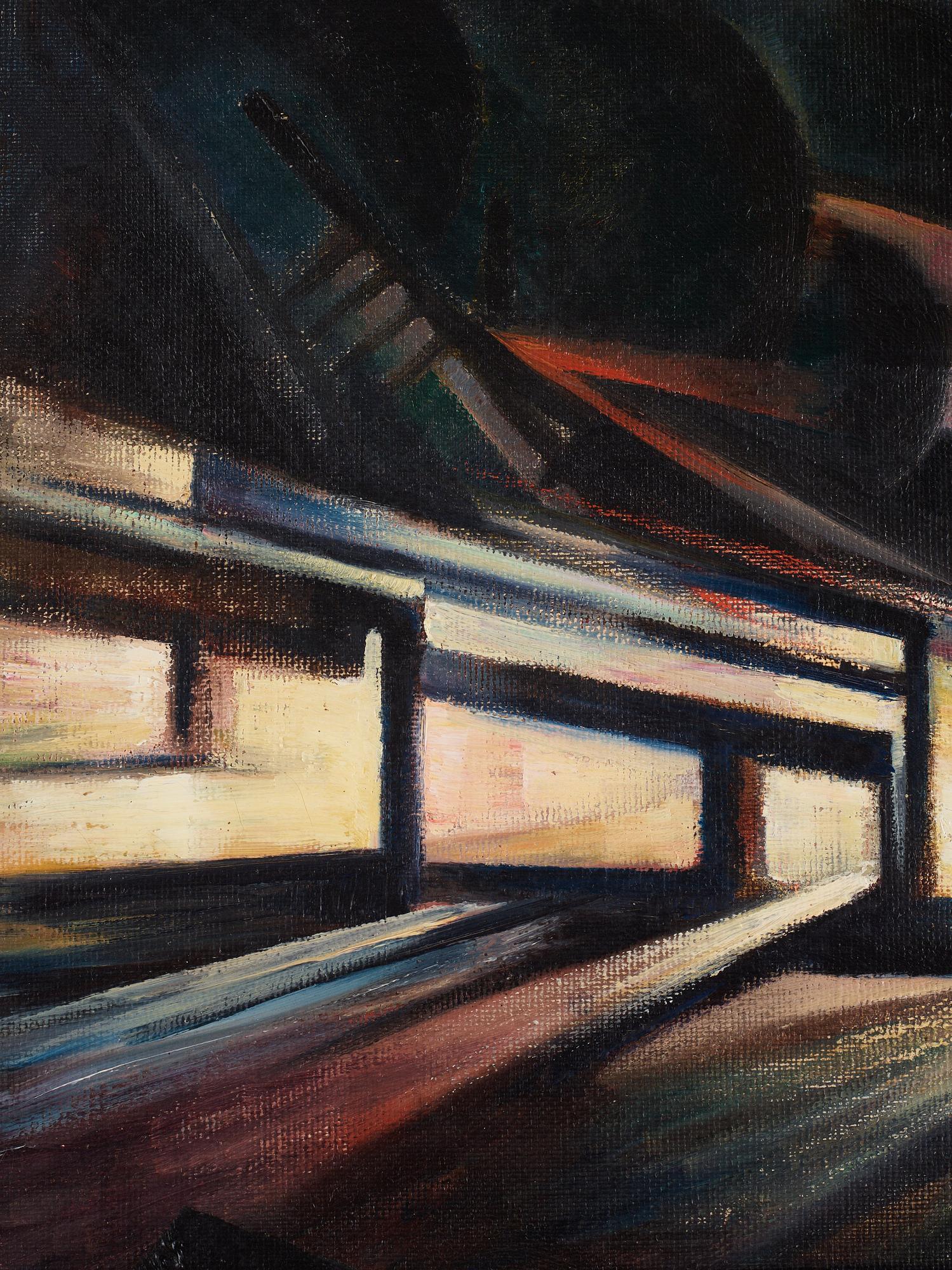 Gösta Adrian-Nilsson, "Snälltåg/Schnellzug".