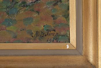 NILS TIRÉN, olja på duk, signerad och daterad 1914.