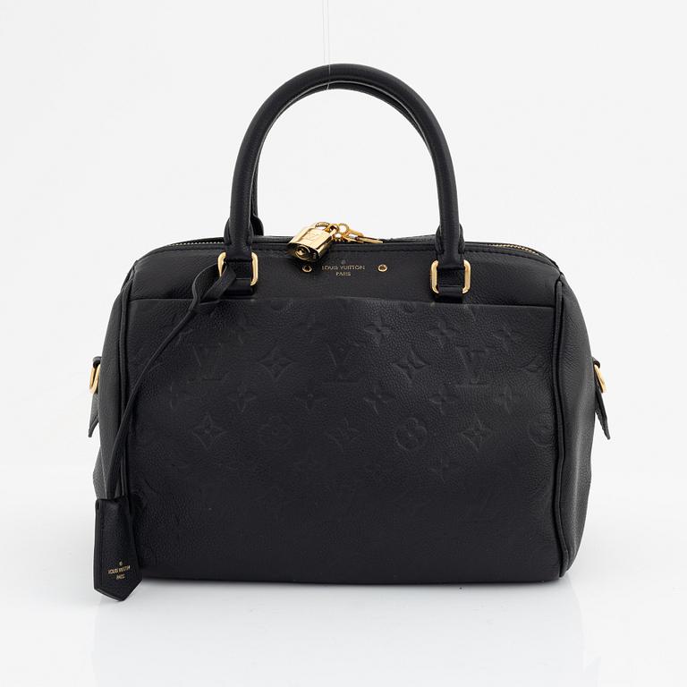Louis Vuitton, a black Monogram Empreinte leather 'Speedy 25' handbag, 2016.