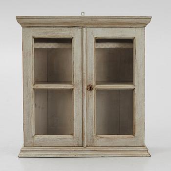 A wall cabinet, late 19th Century.